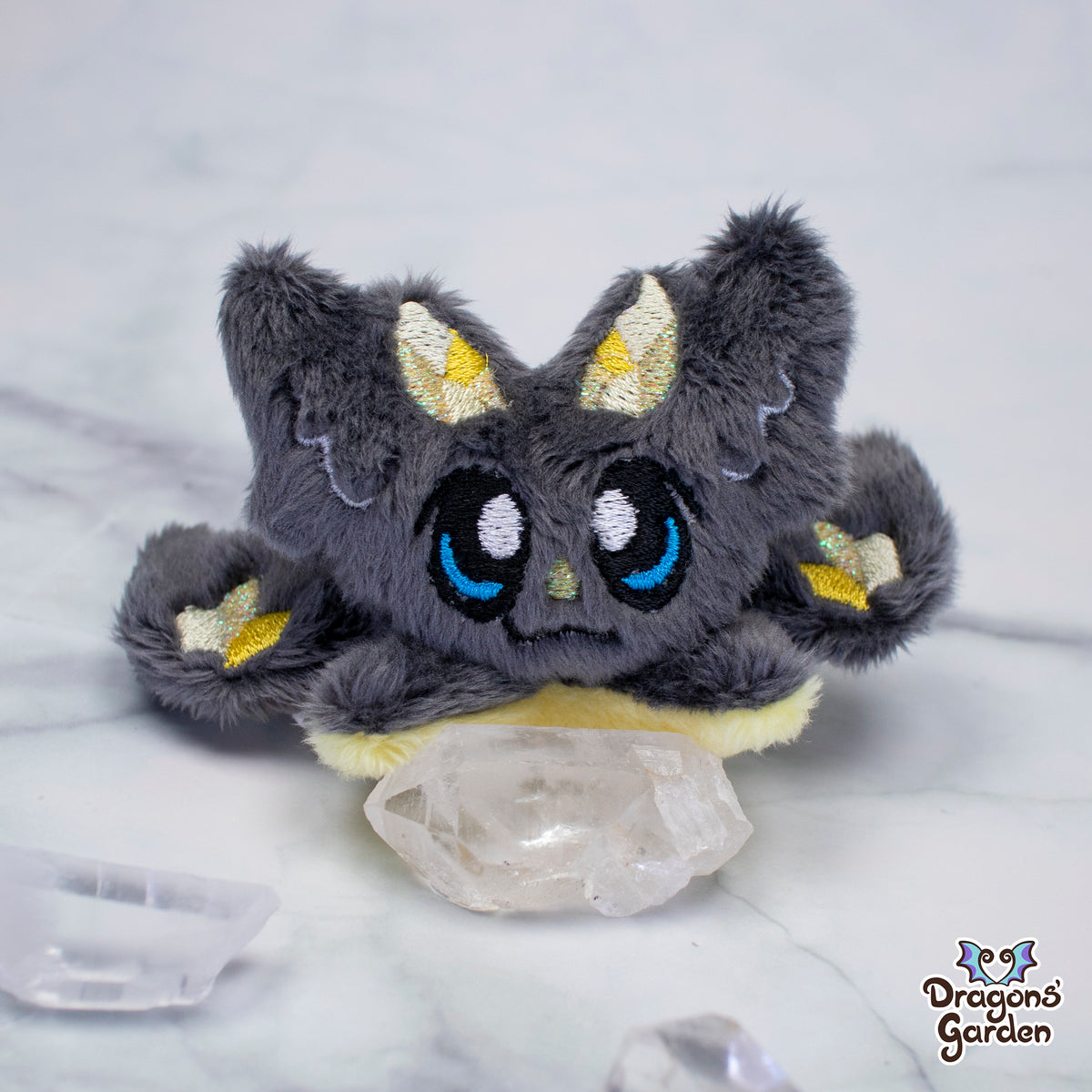 Topaz Gem Dragon Plushie - Collectible Handcrafted Companion– Dragons ...