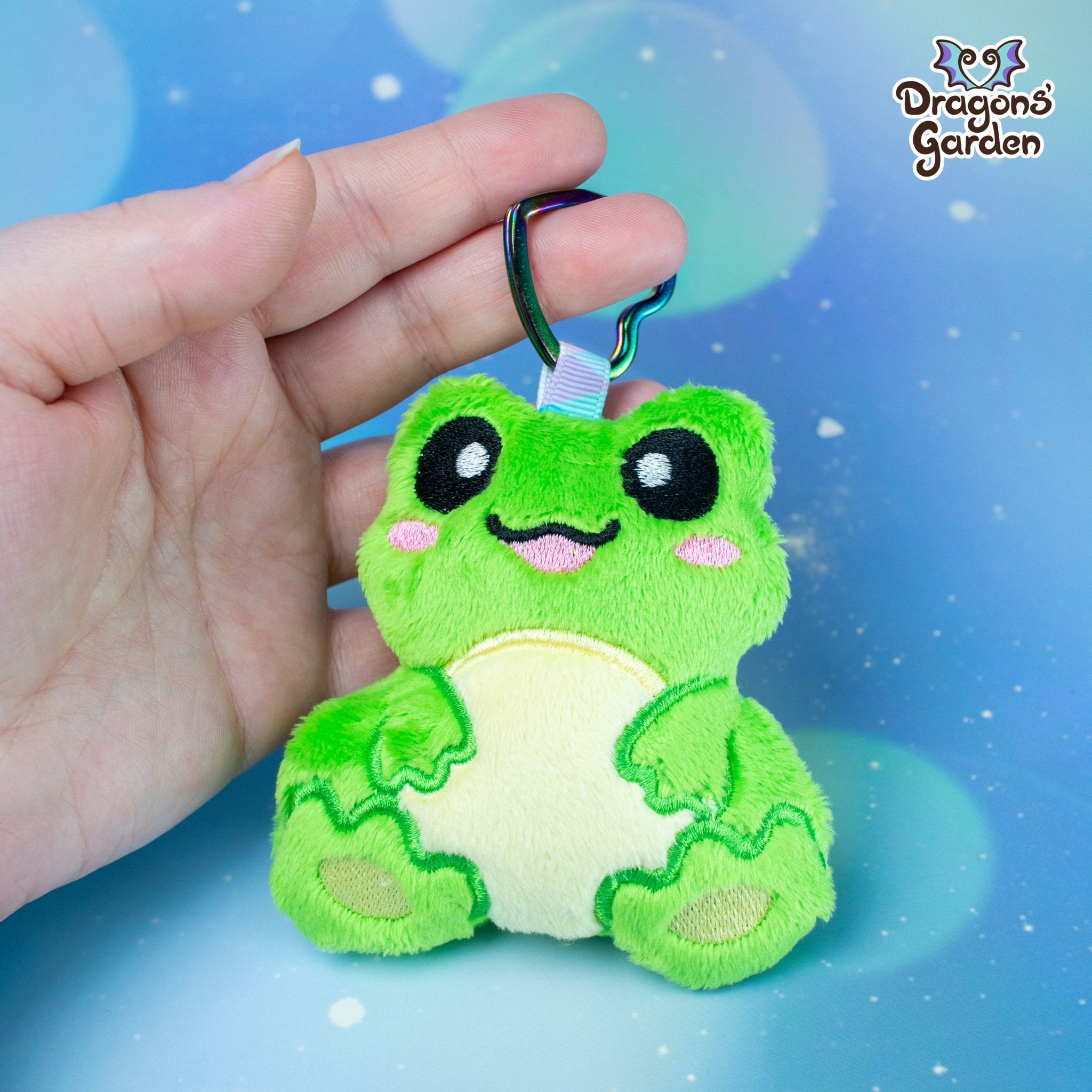 Frog Keychain Plushie Sewing Kit– Dragons' Garden